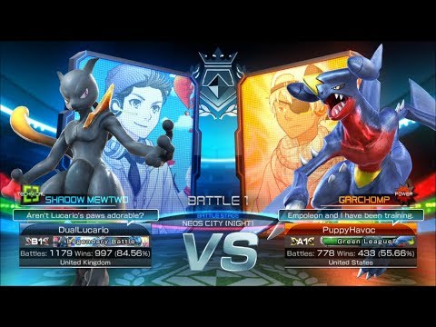 Pokken Weekly 70 LR4 DualDEATHLucario (Shadow Mewtwo) vs PuppyHavoc(Garchomp)