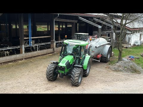 Gülle fahren 2018|| DEUTZ-FAHR POWER!!
