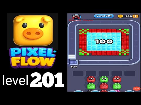 Pixel Flow Level 201 Walkthrough