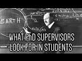 What Do Supervisors Look For In Their PhD Students
