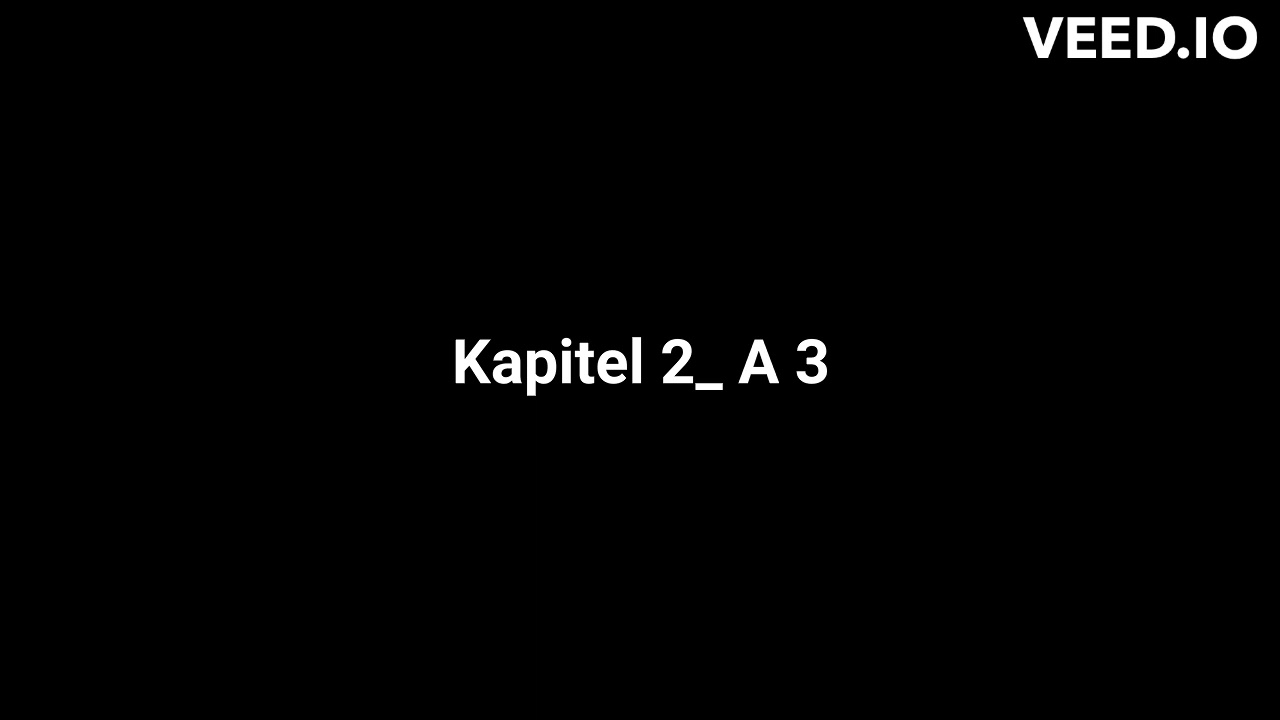 Kapitel 2  A 3