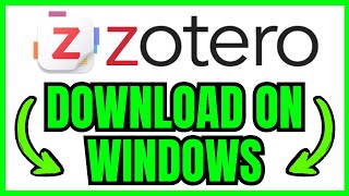 How To DOWNLOAD Zotero For Windows (QUICK & EASY) 2025