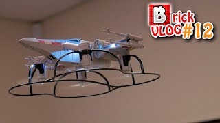 Flying an X-WING INSIDE OUR STUDIO! | Brick VLOG #12