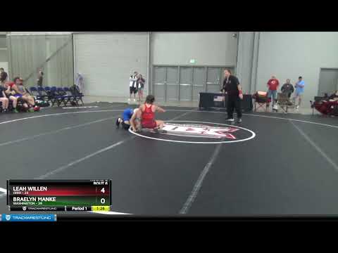 105 Lbs Round 2 (8 Team) - Leah Willen, Ohio Vs Braelyn Manke, Washington Fea7