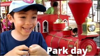 Park day | I passed by train | knock and knock| childrens video
