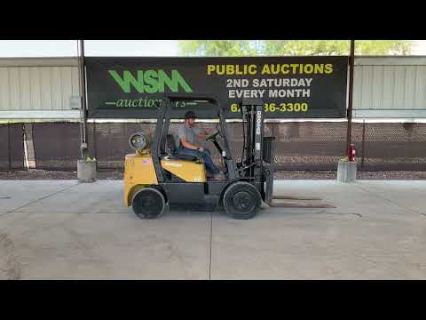Daewoo G30P-3 Forklift For Virtual Online Auction October 8, 2022