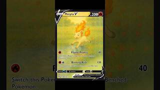 Please subscribe | 077 Ponyta | DIY Ponyta V alt art #PokemonTCG #FanMade #pokemon #ptcg