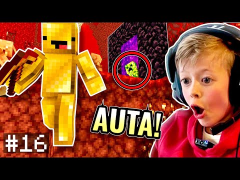 Älä Mene NETHERIIN Kassun Kanssa! (YLLÄTYS) | Minecraftia 9-Vuotiaan Kanssa! #16