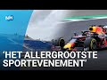 Gigantische tribunes Formule 1 in racetempo opgebouwd