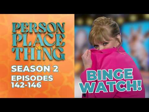 Season 2 MARATHON! Episodes 142-146 | Person Place or Thing Game Show with Melissa Peterman