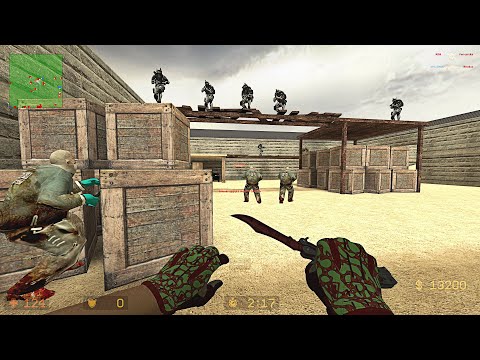 CSS: Zombie COVID-19 Mod - zm_EH_Solo on Zombie Hunting Elite (ALL SECRETS)