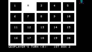 Apple II Game: Memory builder- Concentration (1978 Program Design, Inc.)