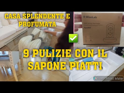 9 CLEANING TIMES WITH DISH SOAP✅️A SPARKLING AND SMELLING HOUSE🔝 #review #cleaning #detergents