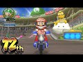 Racing Mario In Mario Kart Wii mushroom Cup 150ccm 4k60