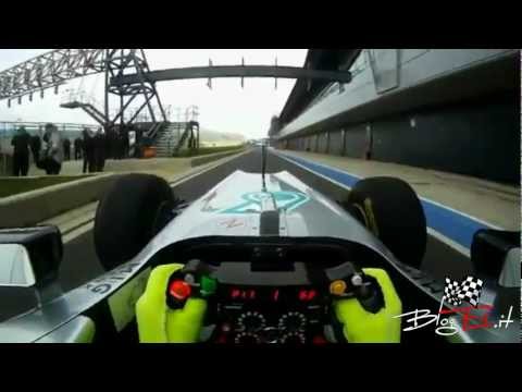 Thumbnail for Shakedown AMG Mercedes W03 a Silverstone by Mercedes F1 W03