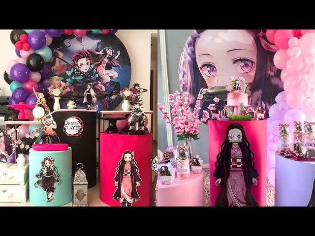 Vídeo relacionado con Decoraciones Cumpleaños Dem0n Hun-ters, Fiesta Decoración con Temática de Anime, Adornos Cumpleaños con Serpentinas, Globos, Decorativa de Tarta, Banderolas, Accesorios para Fiestas Fans