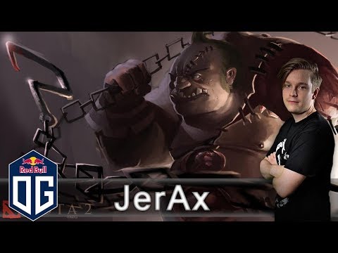 OG.JerAx Pudge Gameplay - Ranked Match - OG Dota 2.