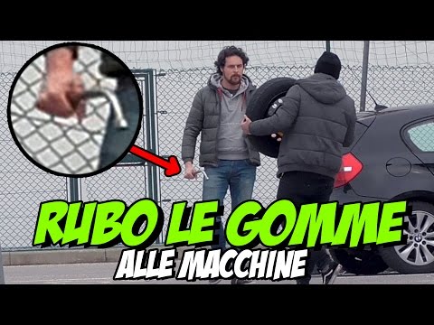 RUBO LE GOMME ALLE MACCHINE -  Prank ( finito MALE ) | Kevin Believe