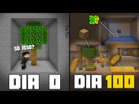 SOBREVIVI 100 DIAS em UMA CAVERNA no MINECRAFT HARDCORE - O FILME