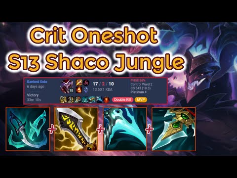 Most Effective Crit Shaco Build?! - S13 Ranked [League of Legends] Full Gameplay - Infernal Shaco