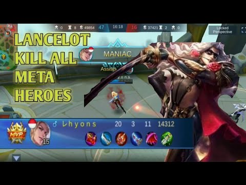 20 KILLS LANCELOT AND MANIAC WITH THE NEW BUILD