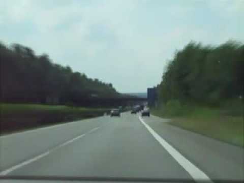 Time laps driving Autobahn Lüneburg to Hamburg