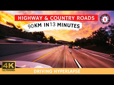 4K Driving Hyperlapse Austria 🇦🇹 🚘 highways, lakes, mountains and amazing views