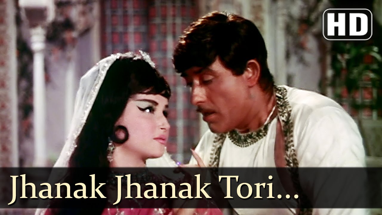 Jhanak Jhanak Tori Baaje Paayaliyaa Lyrics | Mere Huzoor | Manna Dey | Shankar Jaikishan