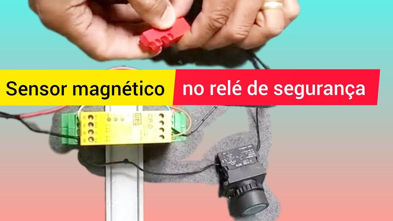 Como ligar sensor de segurança no relé para atender a norma NR 12
