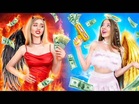 Rich Good Girl vs Rich Bad Girl | Mean vs Nice Sister