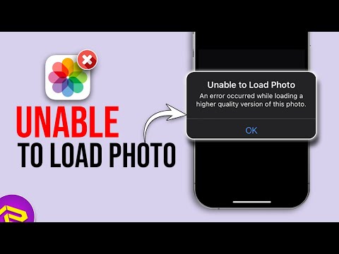 Fix "Unable To Load Photo" An Error Occurred While Loading A Higher Quality Version Of This Photo