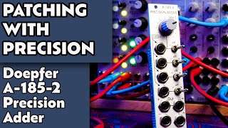 Video thumbnail for Patching With Doepfer Precision Adder | A-185-2 by Braintree56
