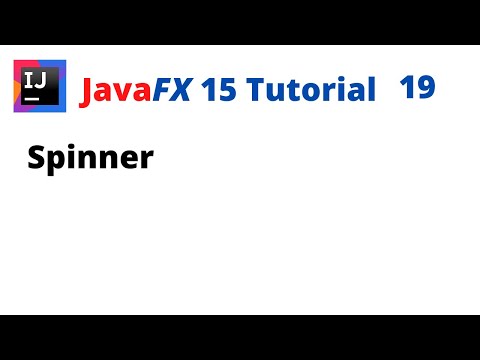 JavaFX 15 Tutorial 18 - ProgressBar and ProgressIndicator