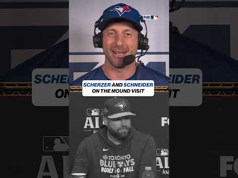 'I wanted the ball!' – Max Scherzer on mound visit 😂 #mlb #baseball #bluejays