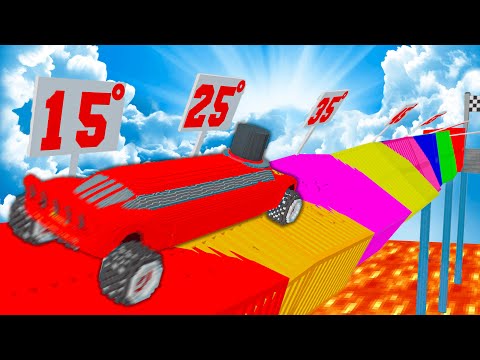 MONSTER TRUCK vs TIPPING ANGLE TEST in Teardown