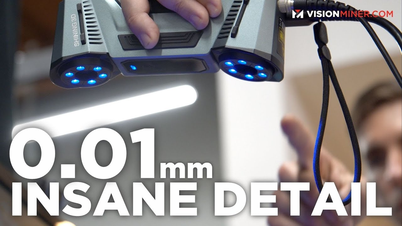How to 3D Scan EXTREME Detail - 10 microns - Freescan Combo Partial HD Mode - 2023