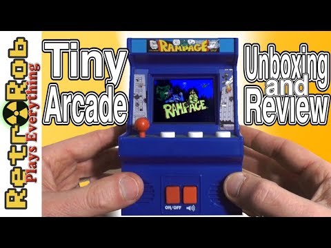 Arcade Classics Mini Rampage Arcade Machine Unboxing and Review