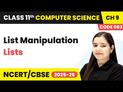 Class 11 Computer Science Book Overview Course Code 083 NCERT CBSE 2025 26