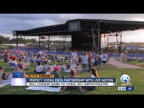 Perfect Vodka Amphitheatre Changes Its Name