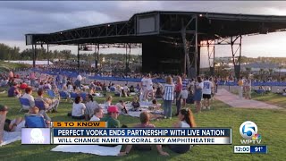 Perfect Vodka Amphitheatre changes its name