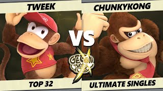 GOML X - Tweek (Diddy Kong) Vs. ChunkyKong (DonkeyKong) Smash Ultimate - SSBU