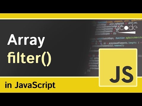 Javascript Tutorial Array Filter