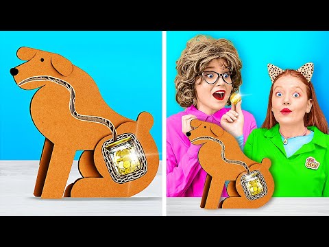 TOLLE BASTELARBEITEN AUS PAPPE 📦 Hacks und Recycling-Tricks, die du nicht glauben wirst! | YOWZA POP