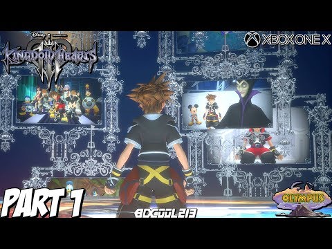 Kingdom Hearts 3 Opening Gameplay Walkthrough Part 1 - Olympus