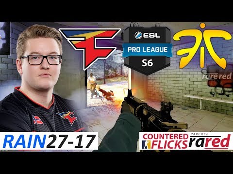 rain 27-17/ FaZe vs fnatic / ESL Pro League S6 Finals - Semi-final