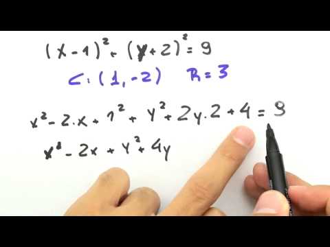 Me Salva! GA38 - Equação normal da circunferência