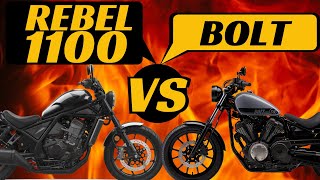 YAMAHA XV950R VS HONDA CMX1100 ¿Cuál es mejor moto? Pros contras BOLT y REBEL | Comparación CUSTOM