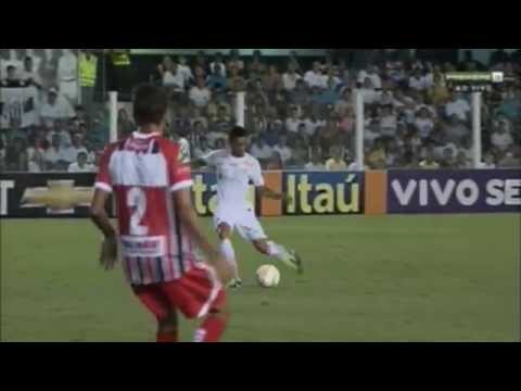 Santos F.C. 3x0 Botafogo-SP  - 23/01/2013 Paulistão 2013
