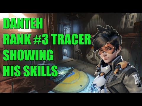 Danteh   SHOWING HIS INSANE TRACER SKILLS - TOP 500 OVERWATCH SEASON 27
