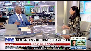 DiMartino Booth breaking down the chance of recession with Charles Payne of Fox Business News